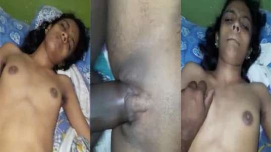 ⁣Tiny Tits Indian Girl Fucked Hard By Her BF