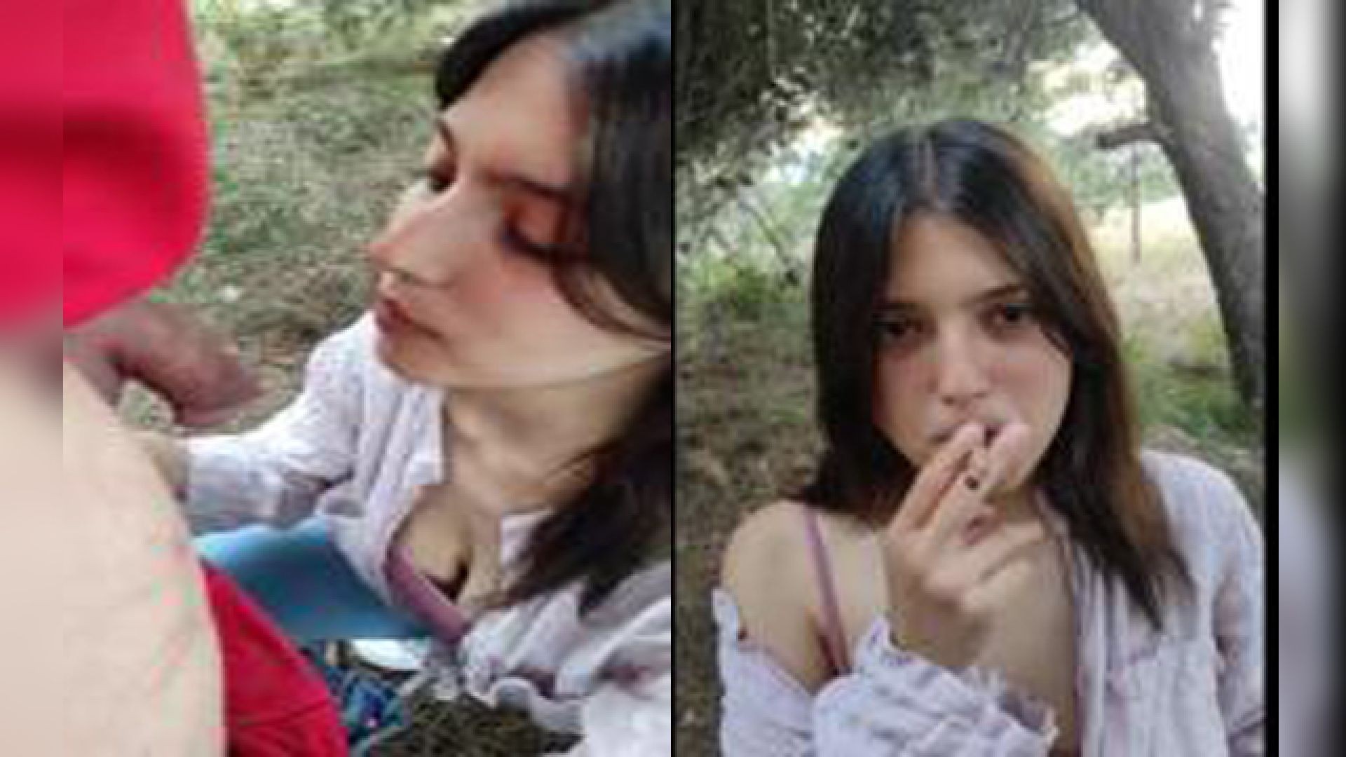 Today Exclusive- Gf smoking and fucking outdoor photo