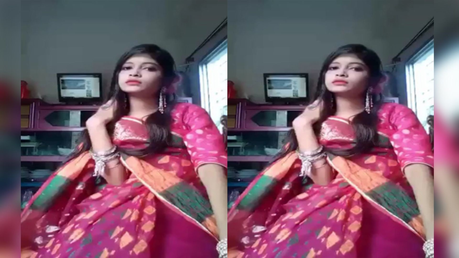 Today Exclusive- Bangladeshi Cute Girl In Saree pic image