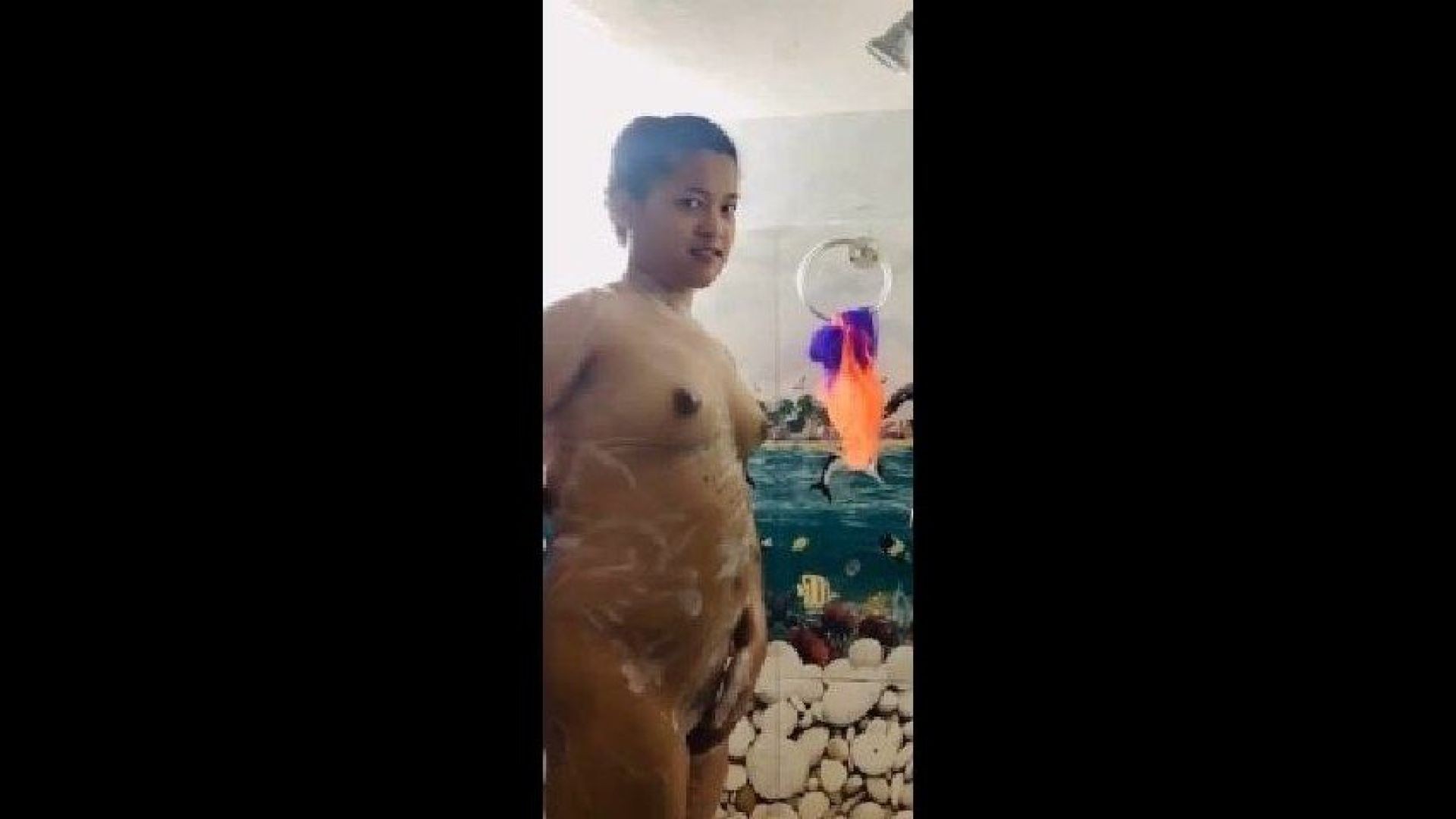 Beautiful Horny Nepali Girl Bathing And Masturbating