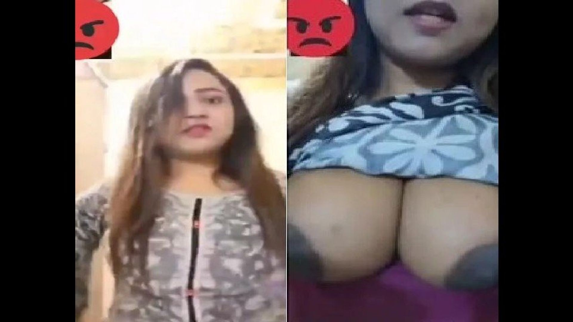 ⁣Desi sexy wife nice boobs